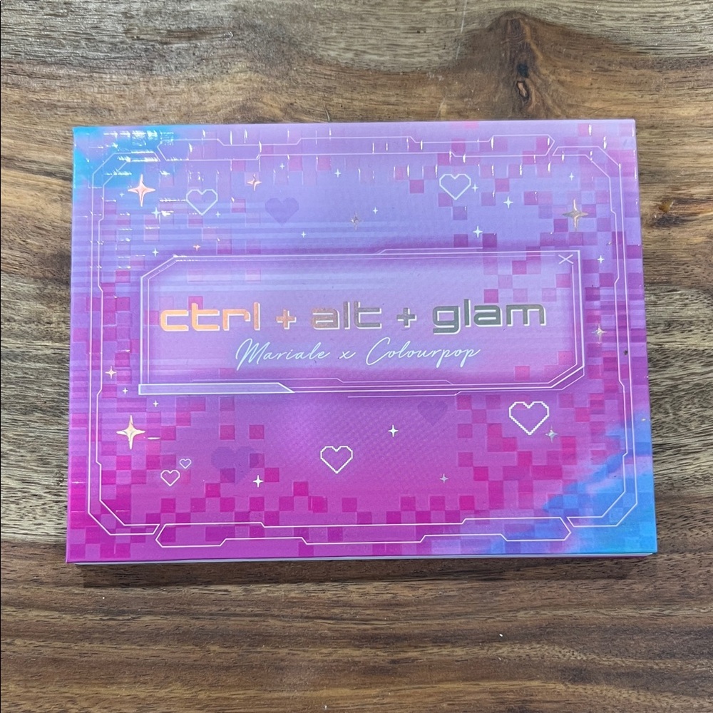 ColourPop Ctrl + Alt + Glam Palette with Pink and Blue Hues